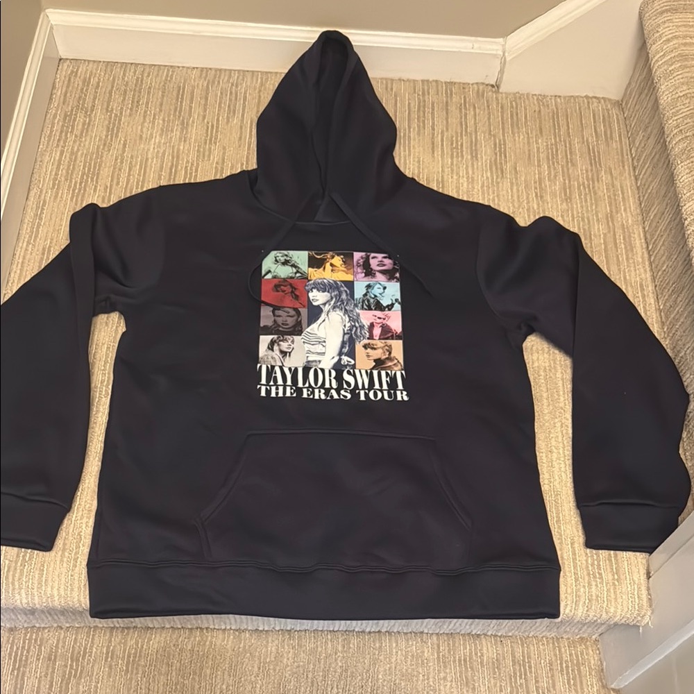 Taylor Swift Black Graphic Sweater Pullover
